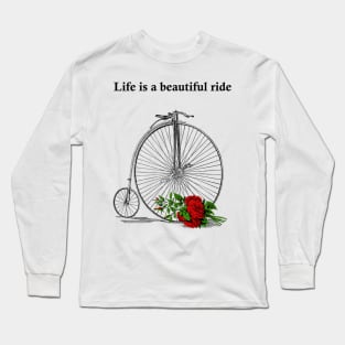 floral bicycle Long Sleeve T-Shirt